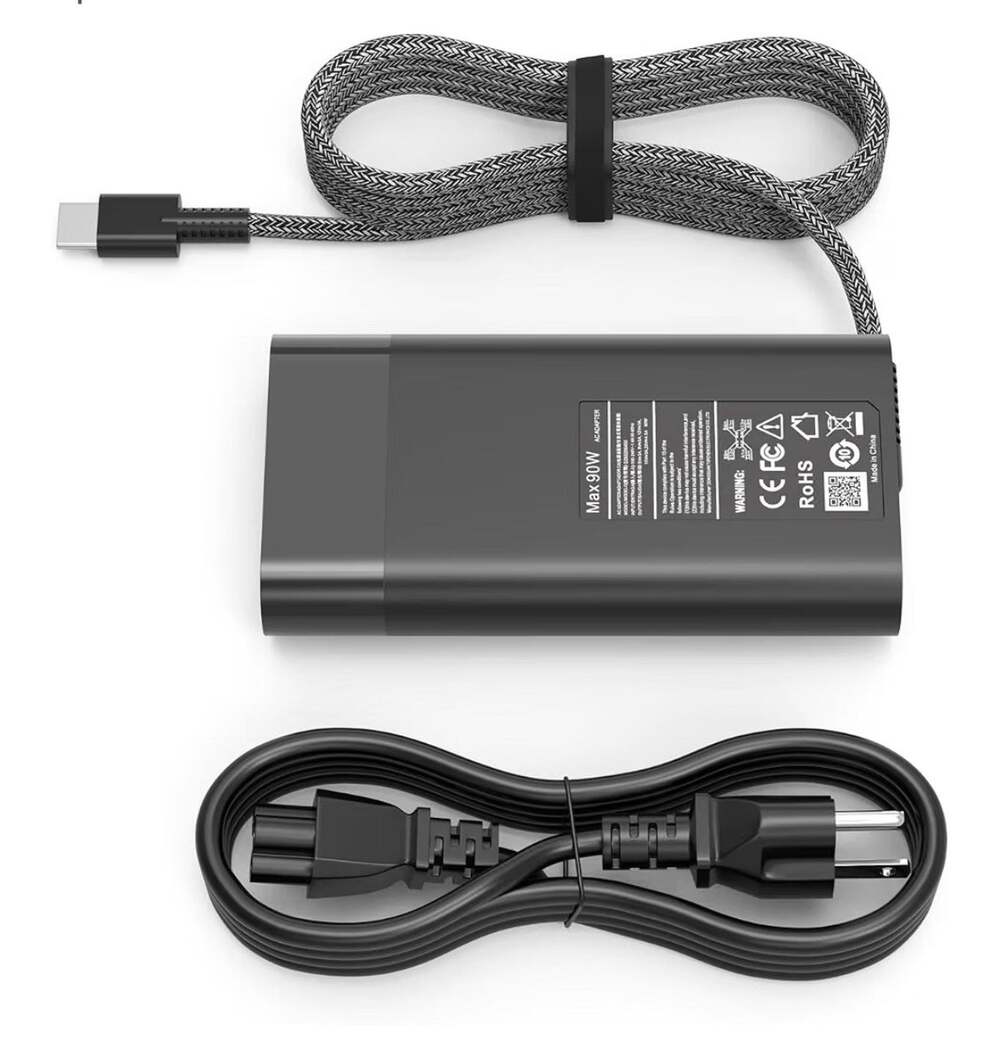 65W Universal Laptop AC Adapter Power Supply Charger with Cable & User Manual